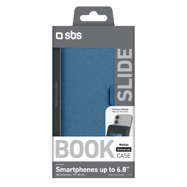 Étui BookSlim universel pour smartphones jusqu'à 6,8 po