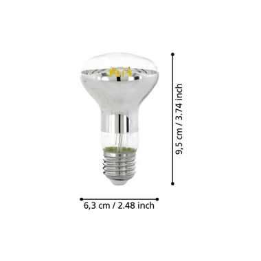 EGLO Leuchten Lampe 5.5 W E27 Blanc chaud