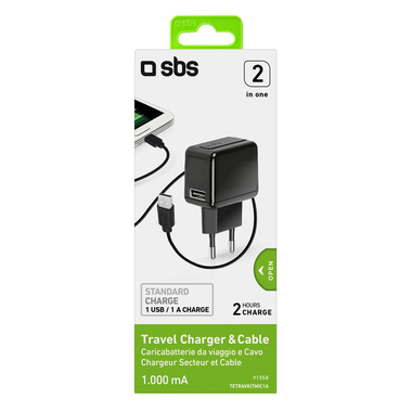 Kit da viaggio caricatore USB