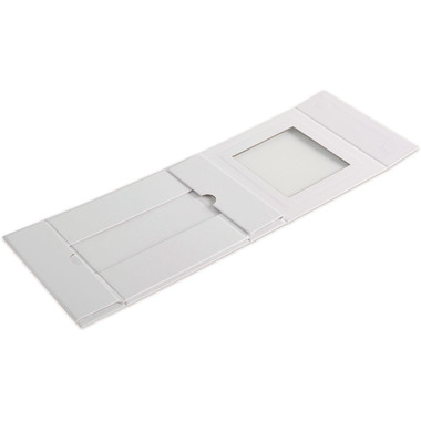 ELCO Geschenkbox m. grossem Fenster 82111.10 weiss, 15x15x5cm 5 Stk.