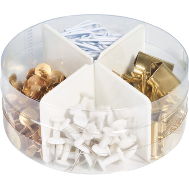 HERLITZ Mixbox 4 in 1 Pure Glam 50021833 bianco, oro 40 fogli