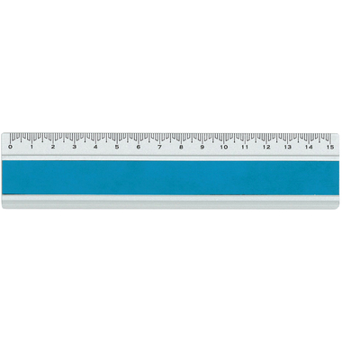 DUX Righello Joy Color 15cm FA-JC/15T Alu, turchese