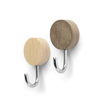TRENDFORM Magnethaken WOOD HOOK FA3140 2er Set, Holz