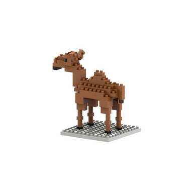 BRIXIES building block model camel made of 88 building blocks