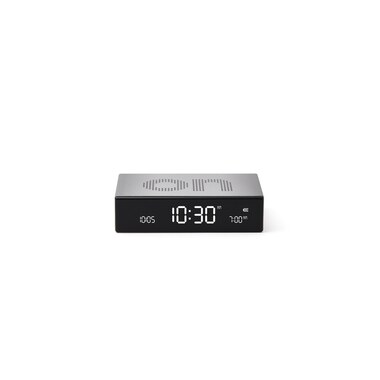 Lexon Digital Alarm Clock Flip Premium Dark Gray