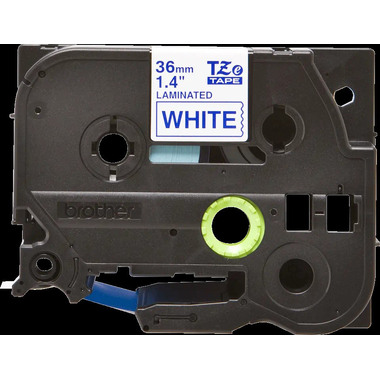 PTOUCH Ruban, laminé bleu/blanc TZe-263 PT-3600 36 mm