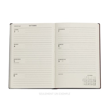 PAPERBLANKS Agenda Restauration Midi 26/27 DD1729-6 1W/2S 18M DE HOR HC 13x18cm