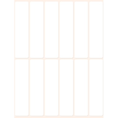 AVERY ZWECKFORM Étiquettes univers. 76x19mm 3328 blanc 324pcs./27fl.