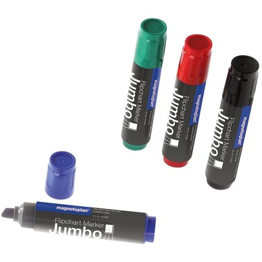 MAGNETOPLAN Flipchart Marker Jumbo 1111505 ass. 4 Stück