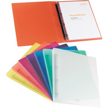KOLMA Ringbuch Easy KolmaFlex A4 02.802.13 violett, 4-Ring, 3cm