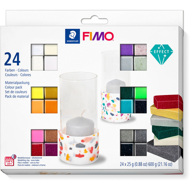 FIMO Set di plastil. effect 24x25g 8013c24-1 Basic