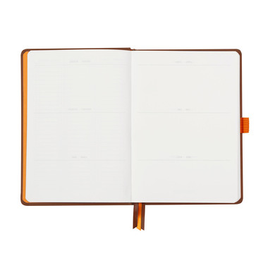 RHODIA Notizbuch Goalbook HC A5 118572C schokobraun, dots 120 Blatt