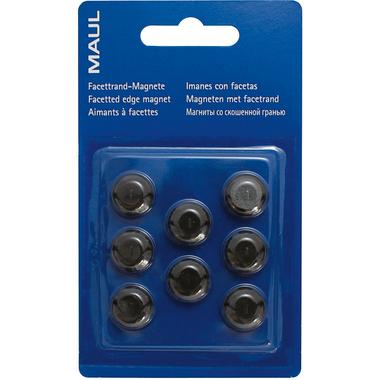 MAUL Magnete 15mm 2.65 schwarz 8 Stück
