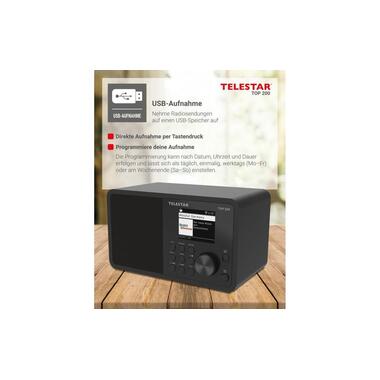 Telestar Radio Internet TOP 200 Noir