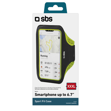 Fascia da braccio running per iPhone, Samsung, Xiaomi, Oppo