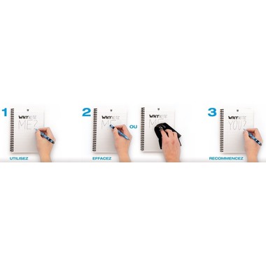 WHYNOTE Carnet A4 WNA4BOK01 kit de démarrage, noir