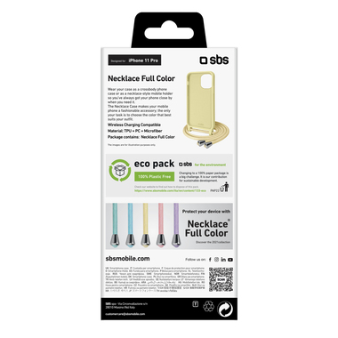 Farbiges Riemen-Halsband-Cover für iPhone 11 Pro | SBS