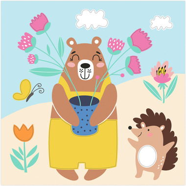 URSUS Bastelfilz Set 8800001F Happy Friends