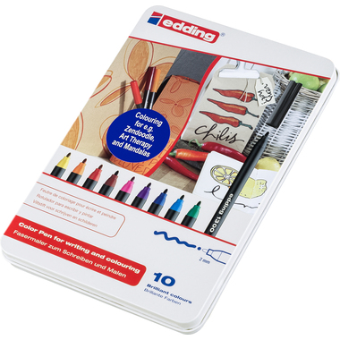 EDDING Penna fibra 1300 2mm 1300-E10 10 pz., astuccio