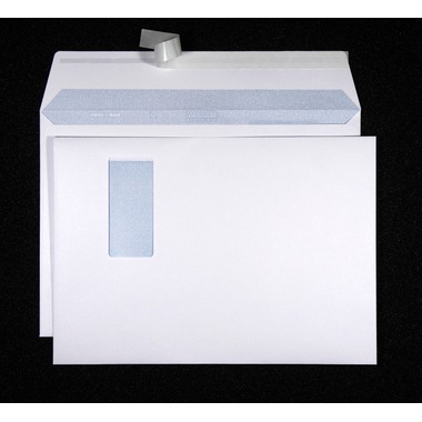 METTLER Envelope fenêtre droit C4 9064-120-S20 120g,blanc,colle 20 pcs.