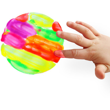 PRIMO Fingermalfarbe Fluo 2214TD6FLUO 6x100g