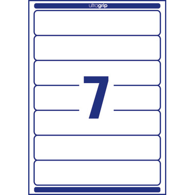 AVERY ZWECKFORM Ordner-Etiketten 192x38mm L4760-100 weiss 700 Stück/100 Blatt
