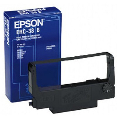 EPSON Farbband Nylon ERC 38 schwarz C43S015374 TM-U200 3 Mio.Zeichen