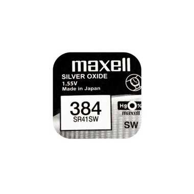 Maxell Europe LTD. Batteria a bottone 384 SR41SW, 10 pezzi