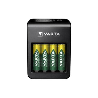 Varta Ladegerät LCD Plug Charger+ + 4x AA 2100 mAh