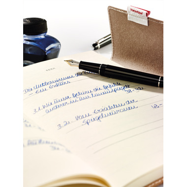 TRANSOTYPE senseBook FLAP A5 75010501 liniert, M, 135 Seiten beige