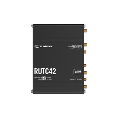 Teltonika router industriale LTE RUTC42 LTE Cat 4 Wi-Fi 6