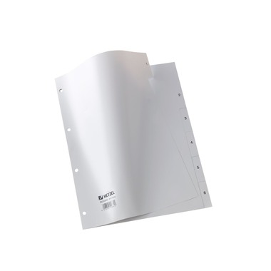 HETZEL Registro A4 25256481 grigio 1-12