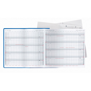 BIELLA Agenda Berlin 2026 851561050026U 6M/2P bleu ML 8.7x15.3cm