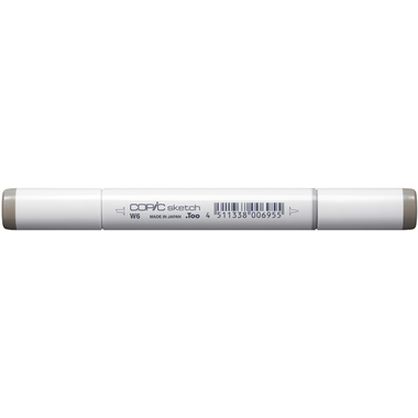 COPIC Marker Sketch 21075111 W-6 - Warm Grey No.6
