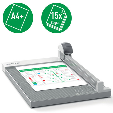 LEITZ Rollenschneidemaschine 9027-00-00 Precision Office A4 / 15 Blatt