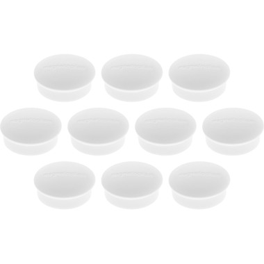 MAGNETOPLAN Magnet Discofix Mini 19mm 1664600 weiss 10 Stk.