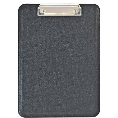 ECOBRA Schreibplatte A5 789251 schwarz Kunstleder hoch