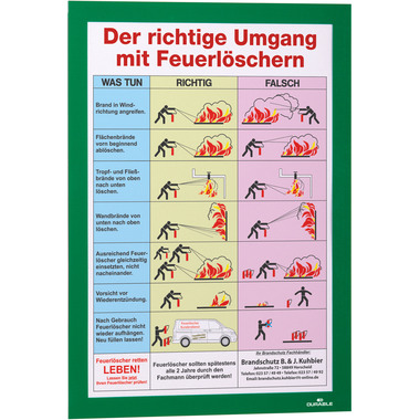 DURABLE Sichtfenster Duraframe 487205 grün, selbstklebend 2 Stk.