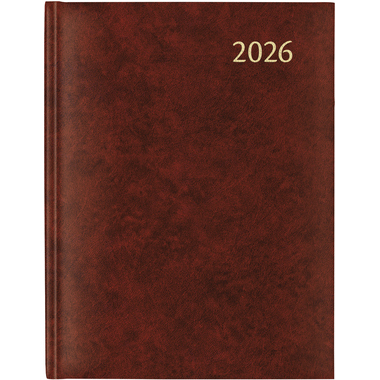 AURORA Agenda Florence PAW 2026 2715R 1S/2P rosso ML 21x27cm
