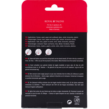 AMSTERDAM Acrylmarker Starter 4mm 17519001 assortiert 4 Stück