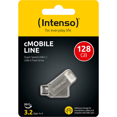INTENSO USB-Stick cMOBILE LINE 128GB 3536491 USB 3.2, USB-A & USB-C