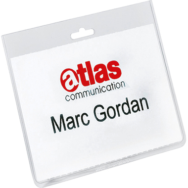 DURABLE Badge 813519 transparent, 60x90mm 20 pcs.