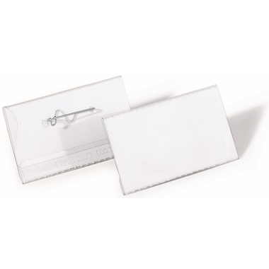 DURABLE porte-noms 860819 avec epingle 40x75mm 10 pc