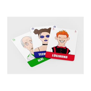 Centro del libro Gioco di carte Lügihund