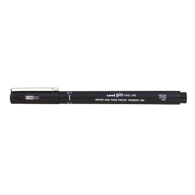 UNI-BALL Fineliner Pin 0,1mm PIN01200(S)B schwarz