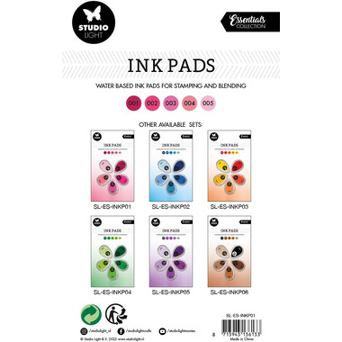 SIZZIX Stempelkissen 21.5x13x2.1cm INKP01 rottöne