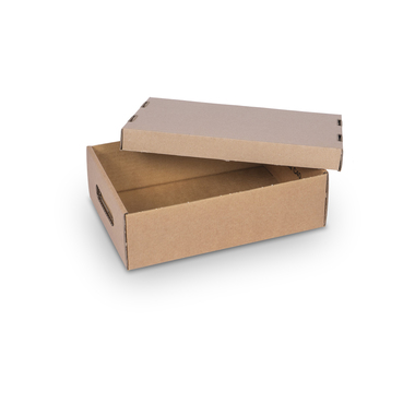 Inverted box base Galia C40 in brown 267x187x84mm