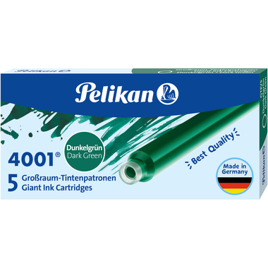 PELIKAN Tintenpatronen GTP/5 300070 grün 5 Stück