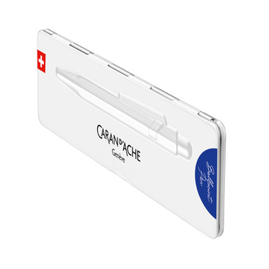 CARAN D'ACHE Kugelschreiber 849 Colormat-X 849.635 blau, Slimpack