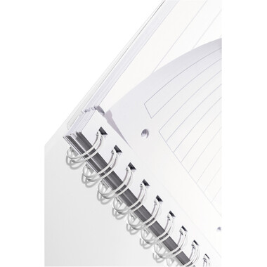 LEITZ Libro spirale WOW PP A5 46390062 viola 80 fogli